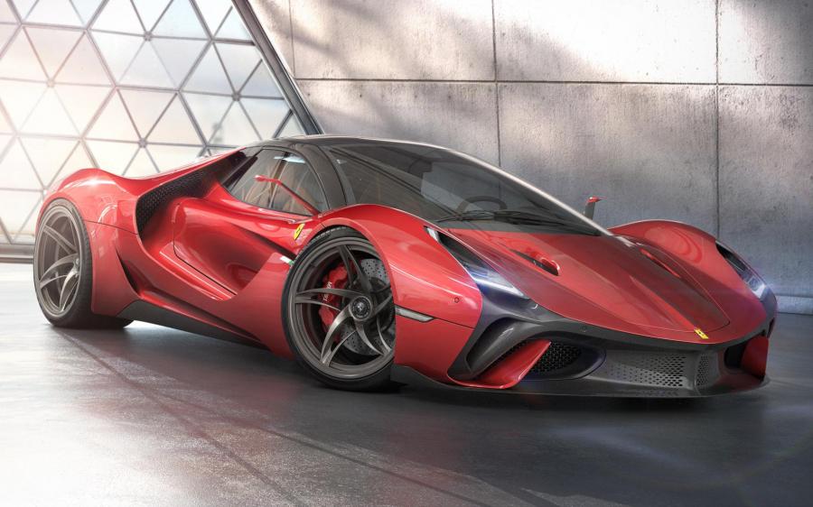 Ferrari Stallone Concept by Murray Sharp 2020 года 